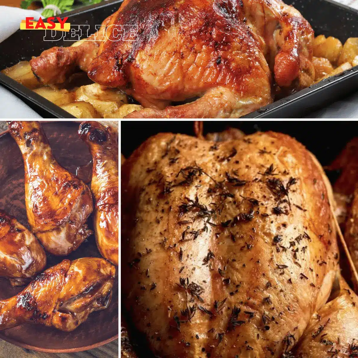 Poulet au Four : Temps de Cuisson Idéal pour une Cuisson Parfaite 2 poulet rôti maison