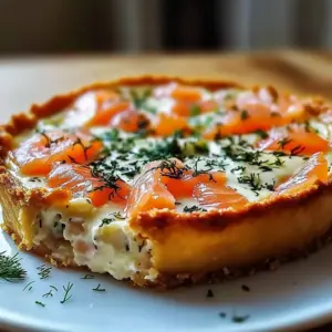 Quiche au Saumon Fumé et Boursin