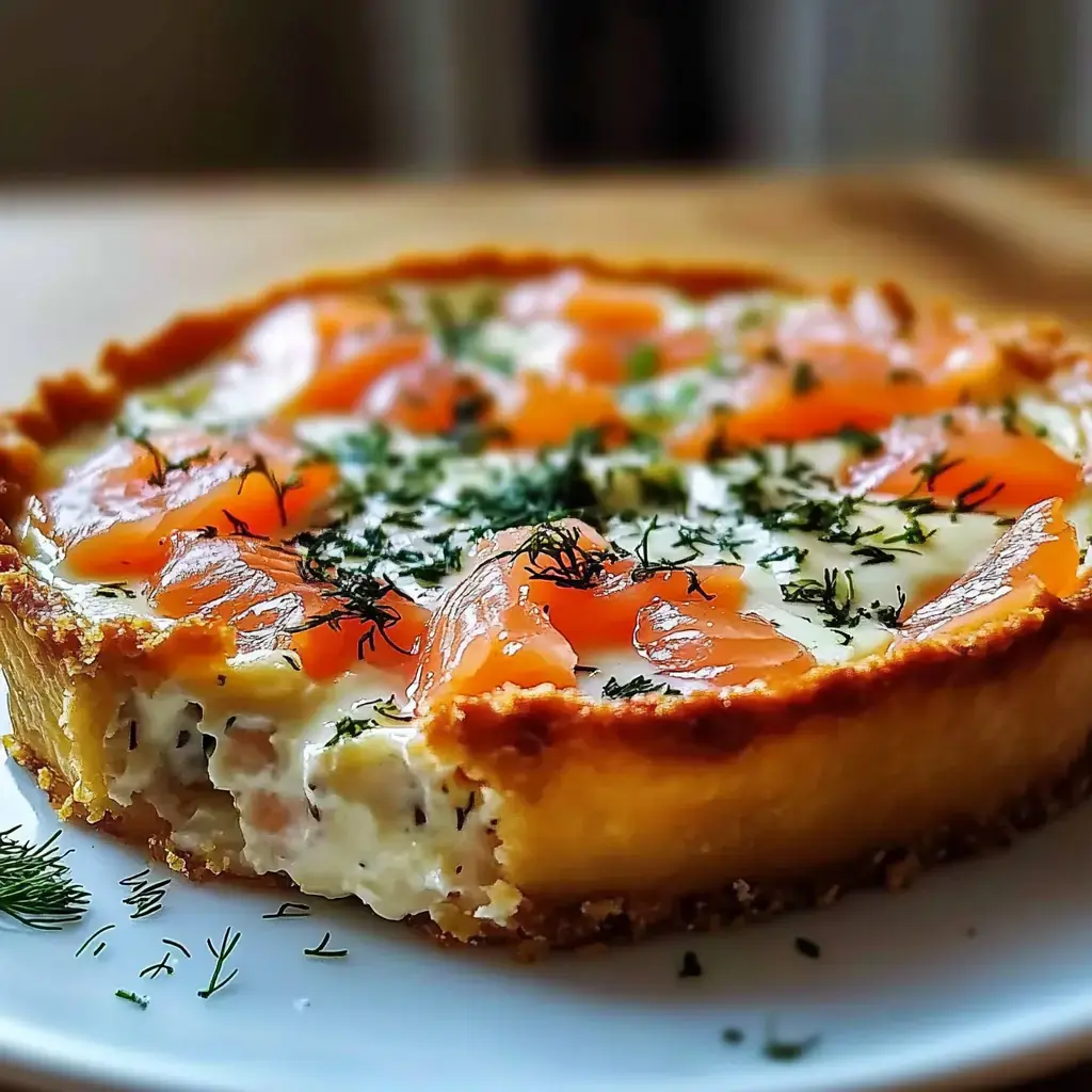 Quiche au Saumon et Boursin