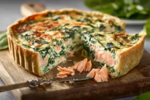 Quiche Épinard Saumon