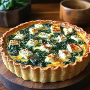 Quiche aux épinards et feta