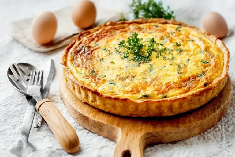 Quiche sans Pâte au Fromage