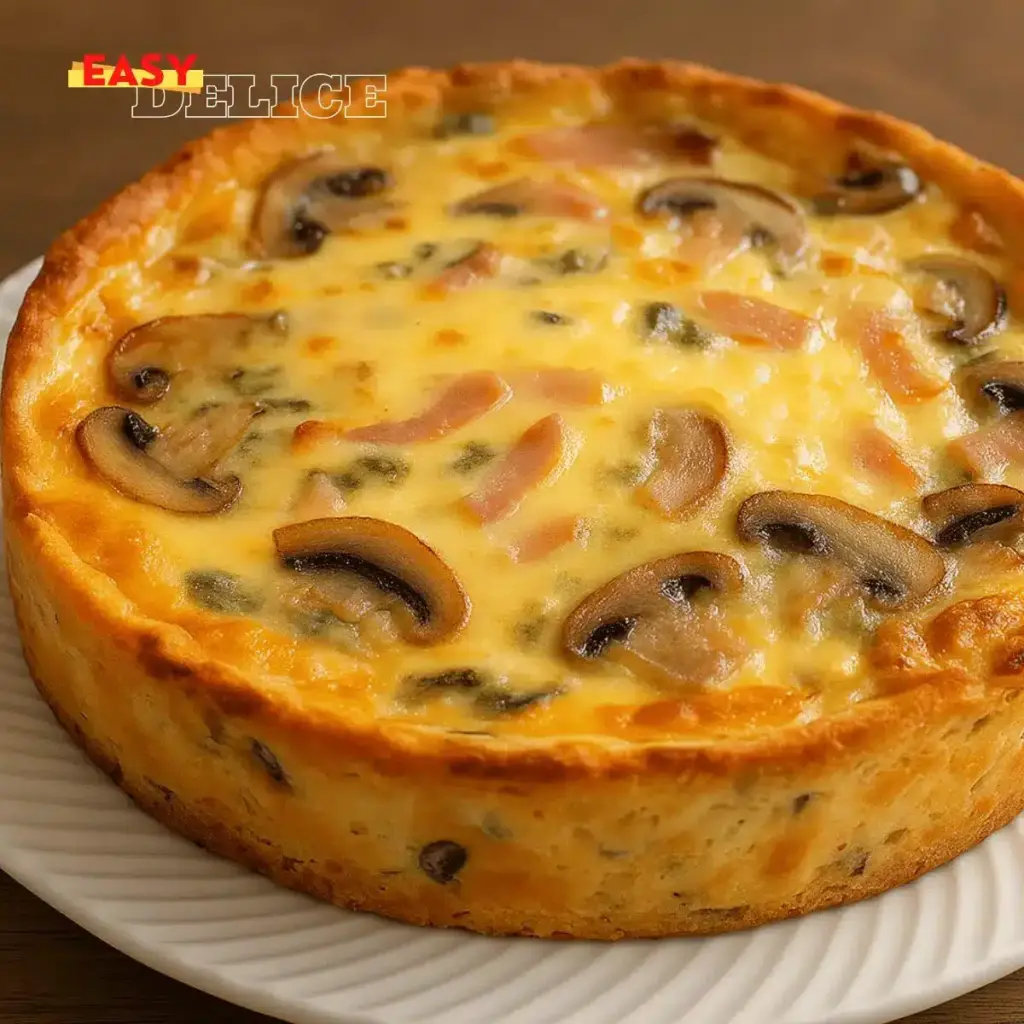 Quiche sans Pâte au Thon et Champignons de Cyril Lignac : Un Plat Léger et Savoureux
