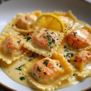 Raviolis de Homard Maison, Sauce Crémée au Safran et Citron