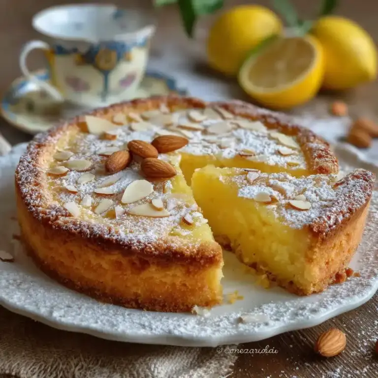 Tarte Italienne de la Grand‑Mère « Torta della Nonna »