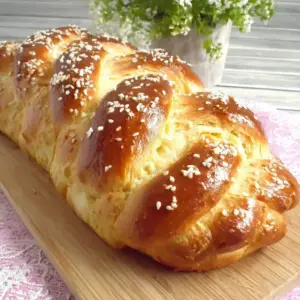 Recette de Brioche Tressée Maison Facile et Moelleuse