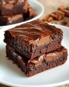 Brownies moelleux au chocolat noir