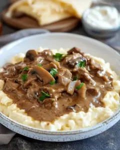 Bœuf Stroganoff Maison