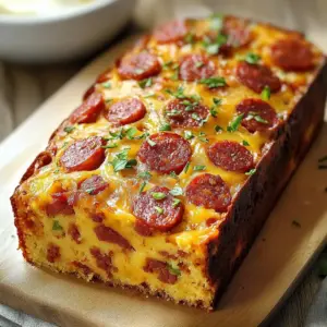Cake au chorizo moelleux et parfumé