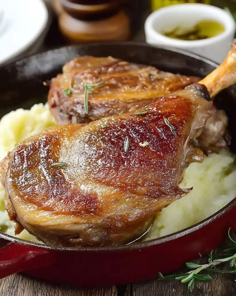 Cuisse de canard au four