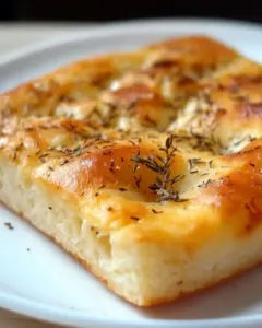 Focaccia Maison Moelleuse aux Herbes et Tomate