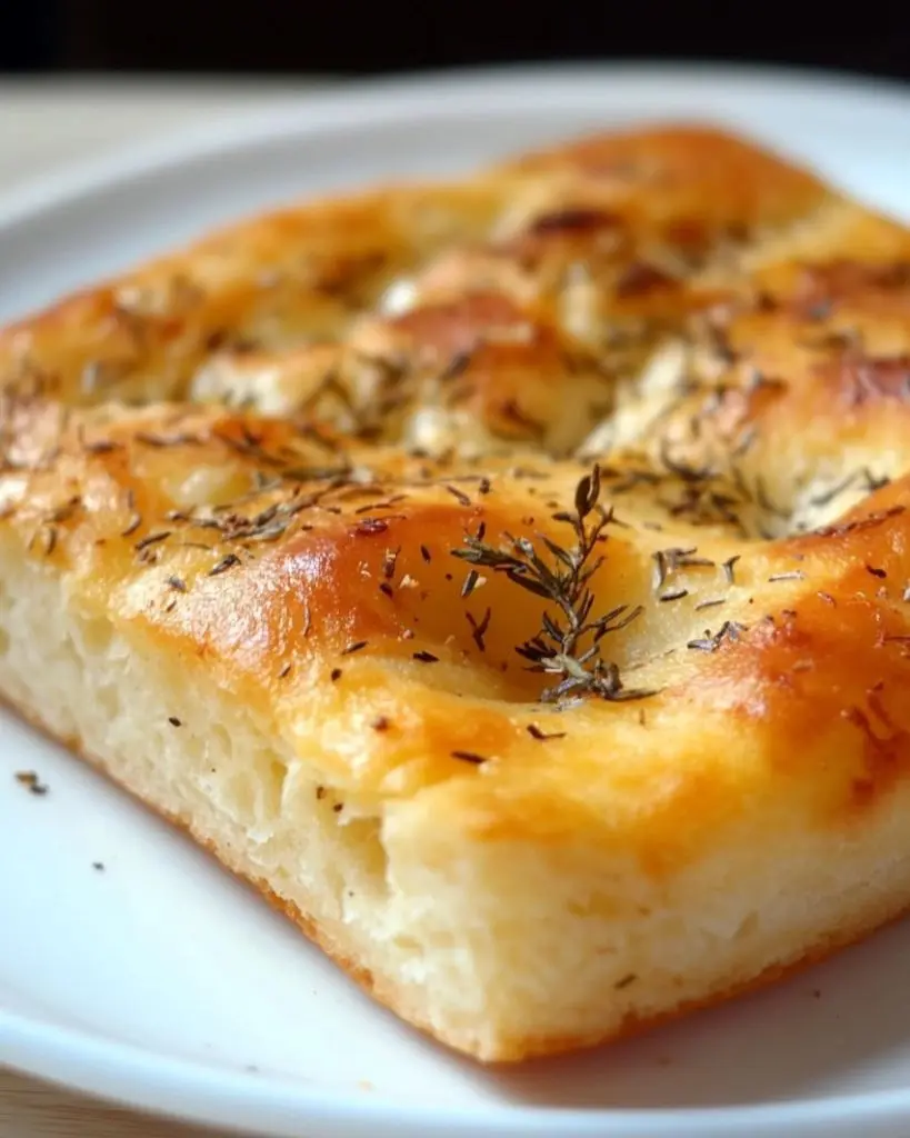 Focaccia maison moelleuse