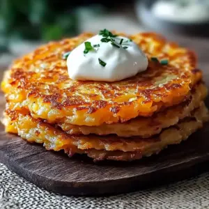 Galettes de patate douce croustillantes