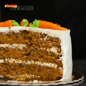 Gâteau aux carottes classique et son glaçage onctueux