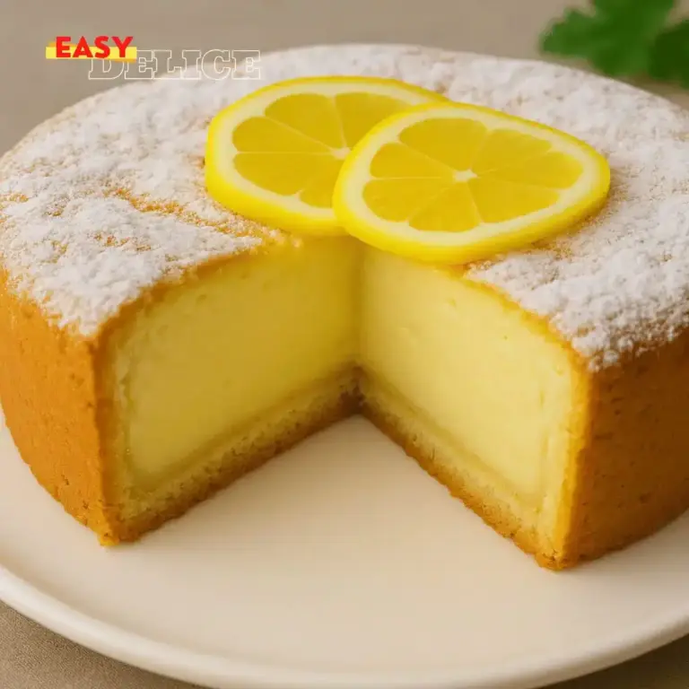 Gâteau Crémeux au Citron : Une Recette Fraîche et Savoureuse