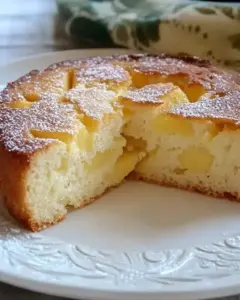 Gâteau au yaourt aux pommes facile