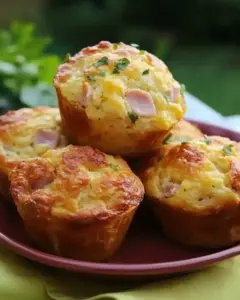 Muffins Salés Moelleux au Jambon et Fromage