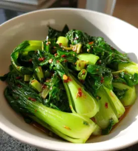 Pak Choi Sauté Express (10 minutes !)