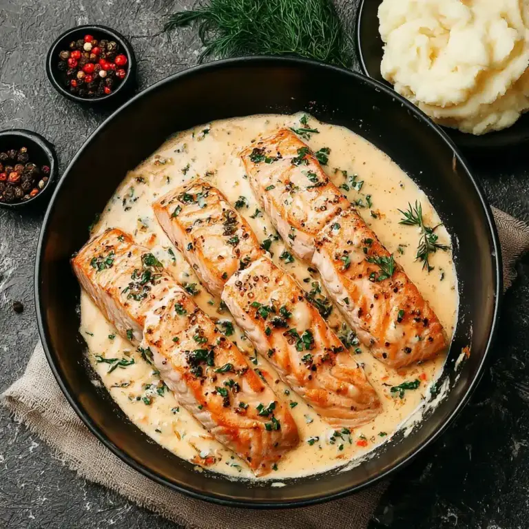 Pavé de saumon à la crème – Quick Recette
