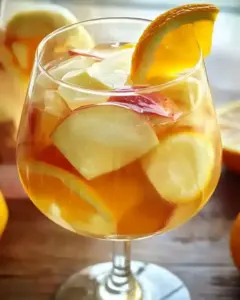 Sangria Blanche aux Fruits et Épices