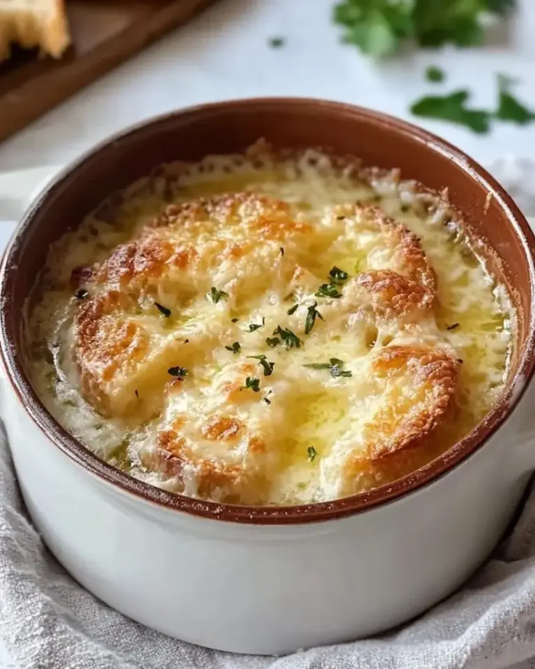 Soupe à l’Oignon Gratinée à l’Ancienne