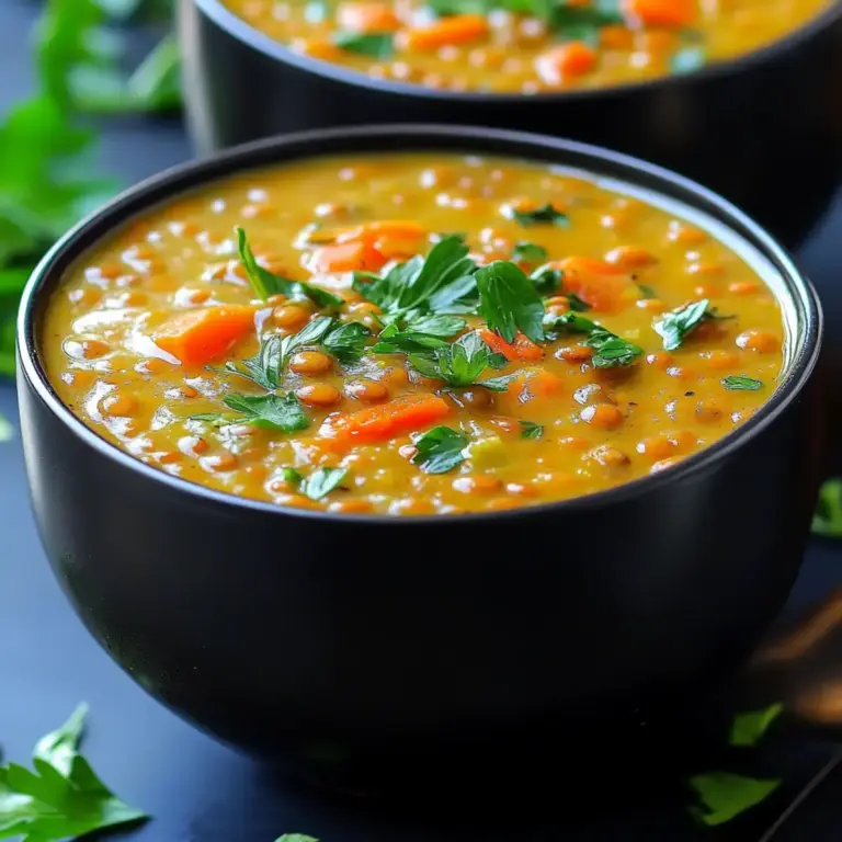 Savourez la Soupe aux Lentilles: Délicieuse et Minceur!
