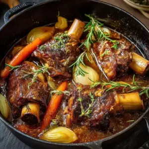 Souris d’Agneau Confites à la Cocotte et Miel Doux