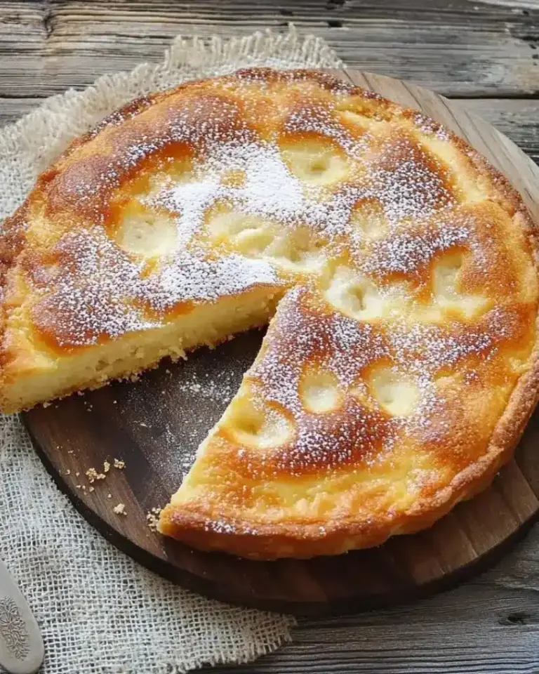 Tarte au Sucre Traditionnelle