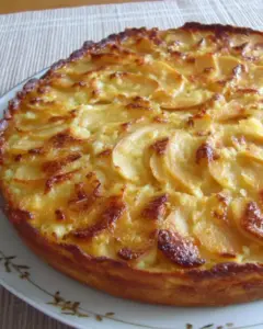 Tarte Normande traditionnelle aux pommes