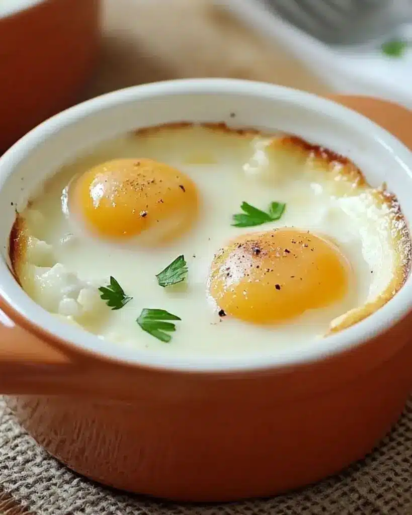 Oeufs cocotte au four