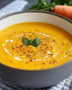 Velouté facile de carottes et pommes de terre