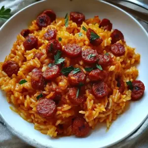 Riz au Chorizo de Boeuf et à la Tomate