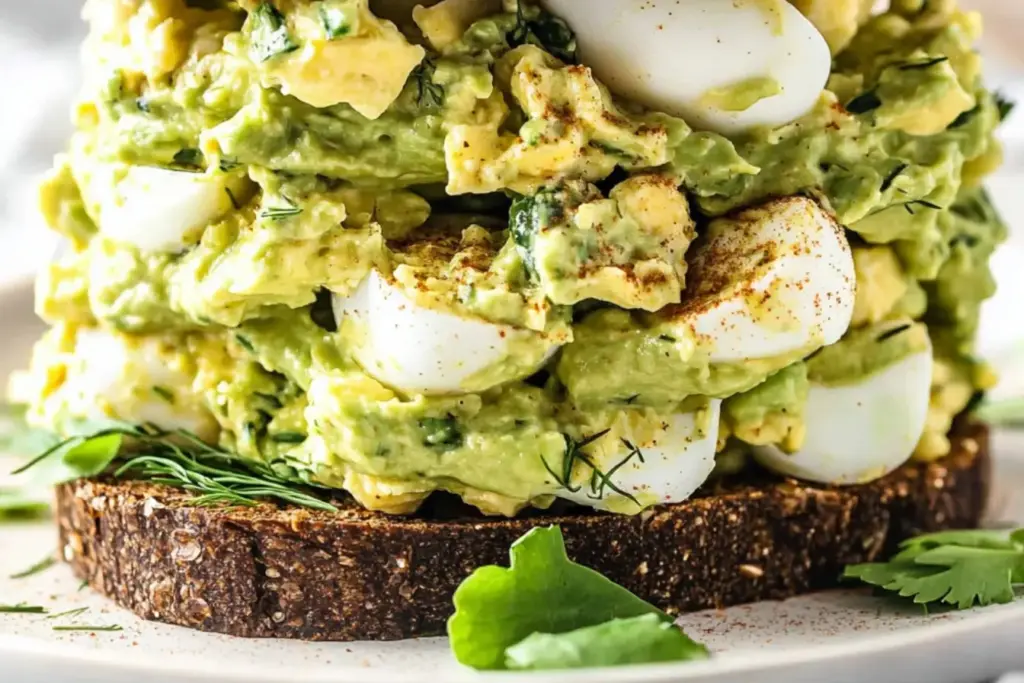 Salade d’avocat et œufs