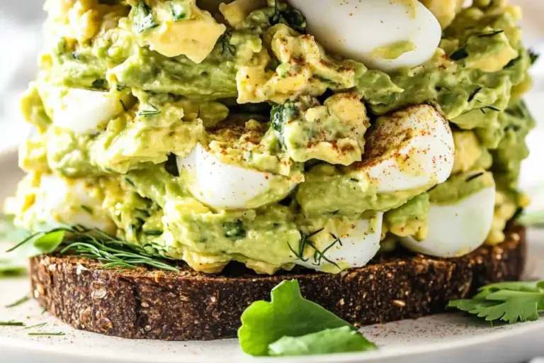 Salade d’avocat et œufs