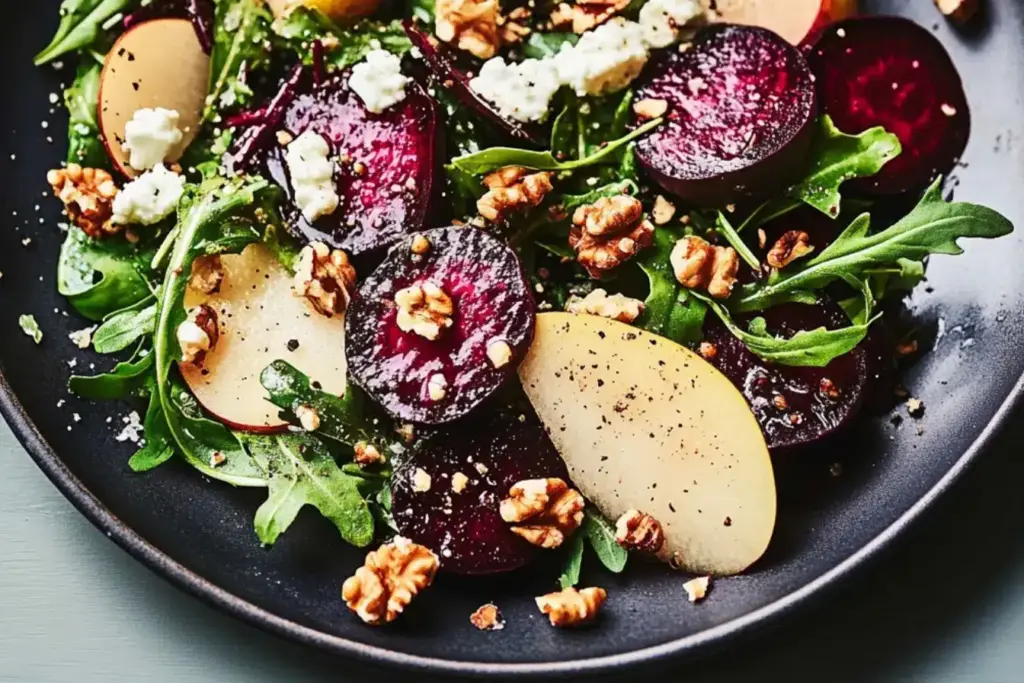 Salade de betterave et poire