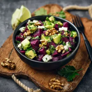Salade Betterave Avocat Feta