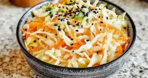 Salade de Chou Blanc à la Japonaise