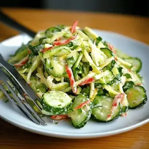 Salade de Concombre Légère et Rafraîchissante au Citron