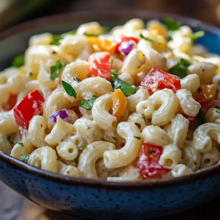 Salade rapide de macaroni