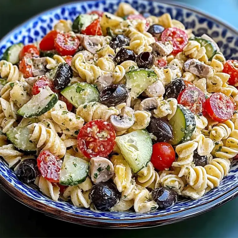 Salade de pâtes méditerranéenne