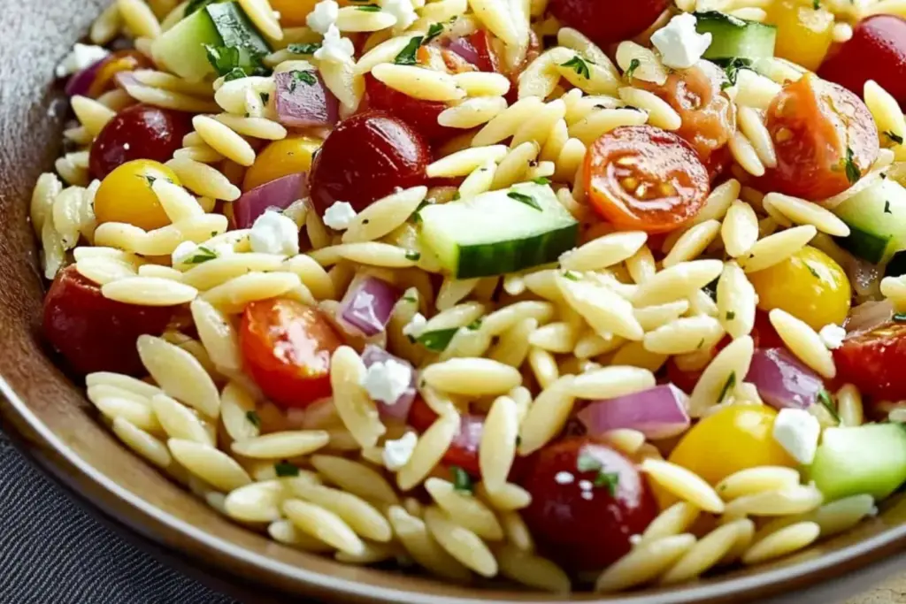 Salade de pâtes orzo