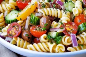 Salade de Pâtes à la Vinaigrette Italienne