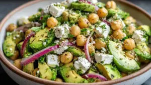 Salade de Pois Chiches Avocat Féta