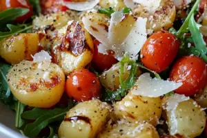 Salade de Pommes de Terre Rôties à l’Italienne