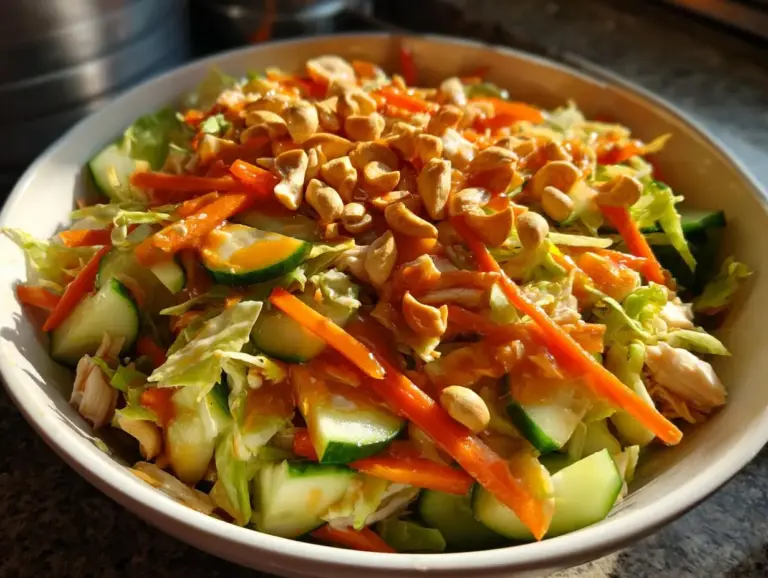 Salade Poulet Chinoise Rapide 15 Min –