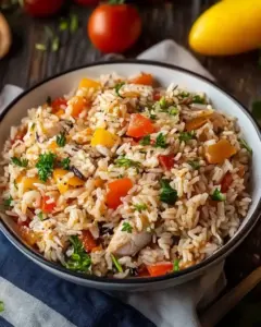 Salade de riz estivale rapide et facile