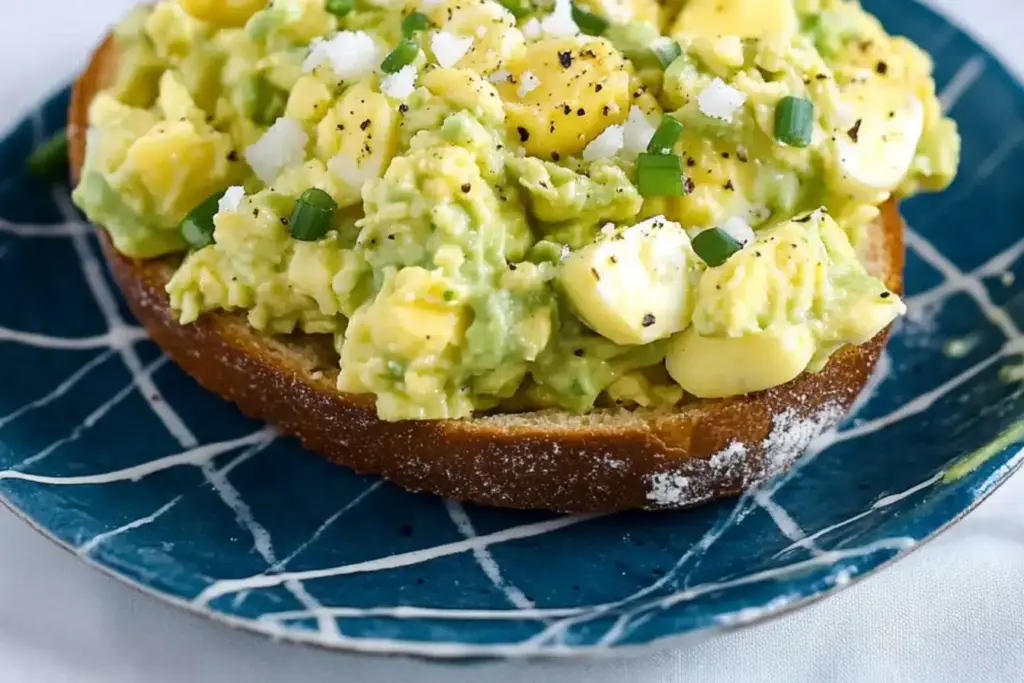 Salade d’avocat et d’œufs