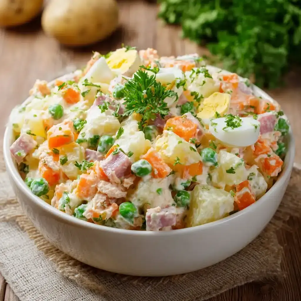 La Meilleure Recette de Salade Russe 2 salade russe