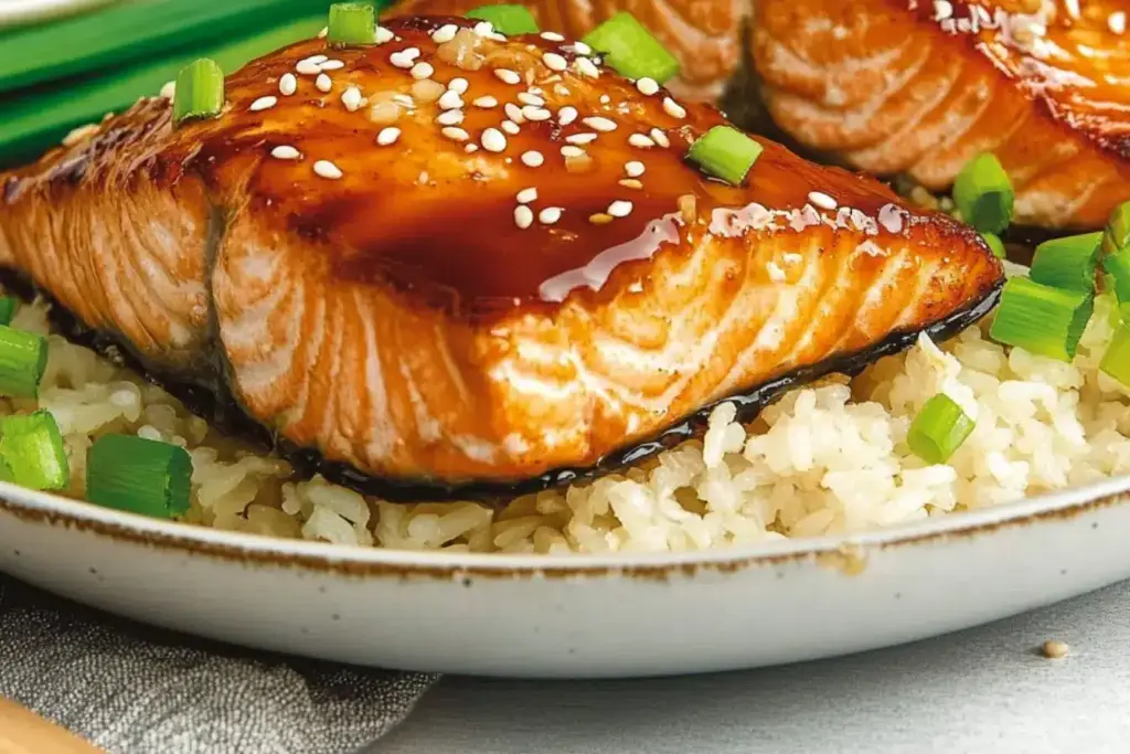 Saumon teriyaki à l’air fryer