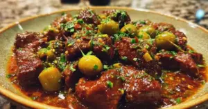 Sauté de Veau aux Olives